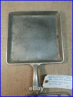 Very Scarce Very Nice Wagner Ware #1104-D Bacon Fryer Skillet with The Grill