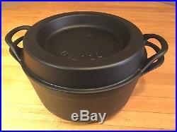 Vint 1970's Cousances (Le Creuset), France, Cast Iron Doufeu Flat Black, RARE