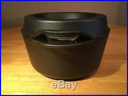 Vint 1970's Cousances (Le Creuset), France, Cast Iron Doufeu Flat Black, RARE