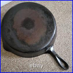 Vintage 10 No 10- GRISWOLD Cast Iron SKILLET Frying Pan Small Logo Erie PA