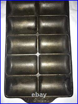 Vintage #11 Griswold Cast Iron French 1a Roll Pan Pattern 950 A