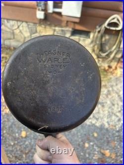 Vintage #1265 Wagner Ware Sidney -0- Cast Iron Deep Fat Fryer Bail Handle