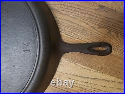 Vintage #14 BSR Red Mtn. Cast Iron Skillet