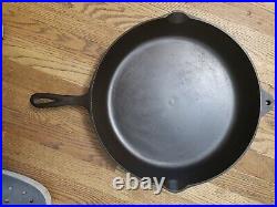 Vintage #14 BSR Red Mtn. Cast Iron Skillet