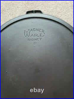 Vintage #14 Wagner Ware Sidney -0- Cast Iron Skillet P/N 1054 Fully Restored