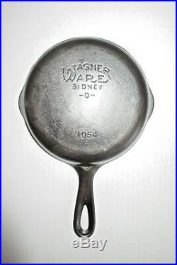 Vintage 1935-59 Wagner Ware Rarely Seen Smooth Bottom Skillet Set #3,4,5,6,7,8