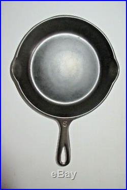 Vintage 1935-59 Wagner Ware Rarely Seen Smooth Bottom Skillet Set #3,4,5,6,7,8