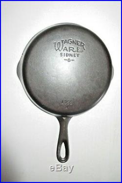 Vintage 1935-59 Wagner Ware Rarely Seen Smooth Bottom Skillet Set #3,4,5,6,7,8