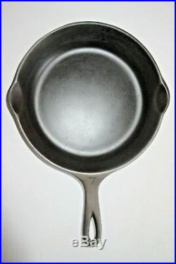 Vintage 1935-59 Wagner Ware Rarely Seen Smooth Bottom Skillet Set #3,4,5,6,7,8