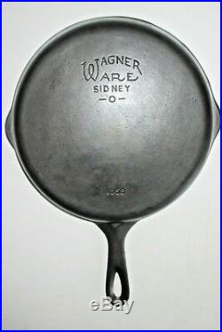 Vintage 1935-59 Wagner Ware Rarely Seen Smooth Bottom Skillet Set #3,4,5,6,7,8