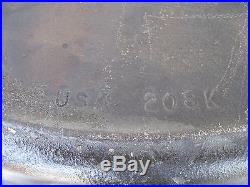 Vintage 20 SK LODGE Cast Iron Double Handle Skillet Free Shipping