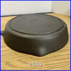 Vintage 3 Notch Lodge #10 Cast Iron Skillet Heat Ring Restored