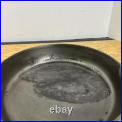 Vintage 3 Notch Lodge #10 Cast Iron Skillet Heat Ring Restored