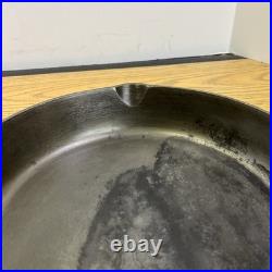 Vintage 3 Notch Lodge #10 Cast Iron Skillet Heat Ring Restored