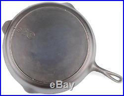 Vintage 3-Notched Lodge No 14 (US) Cast Iron Skillet Restored Condition