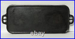 Vintage #8 GRISWOLD No. 745 Large Slant Logo Cast Iron Griddle