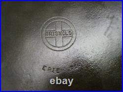 Vintage #9 Griswold 11 Cast Iron Skillet Fry Pan Small Block Logo Model 710-h