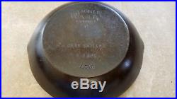 Vintage 9 Inch Wagner Ware Sidney Cast Iron Chef Skillet Pan Sits Flat