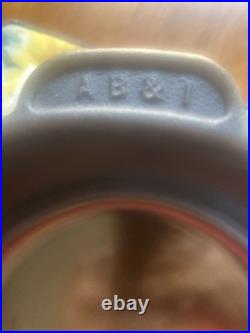 Vintage AB&I Cast Iron Dutch Oven Skillet American Cookware Made In USA Flag
