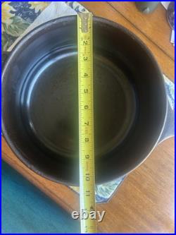 Vintage AB&I Cast Iron Dutch Oven Skillet American Cookware Made In USA Flag