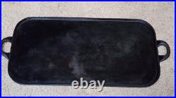 Vintage Adams Cast Iron Long Griddle 29x 13.5