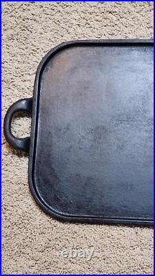 Vintage Adams Cast Iron Long Griddle 29x 13.5