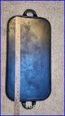 Vintage Adams Cast Iron Long Griddle 29x 13.5