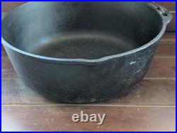 Vintage Antique Cast Iron Dutch Oven Heat Ring 14 Across 5 Tall Made In USA