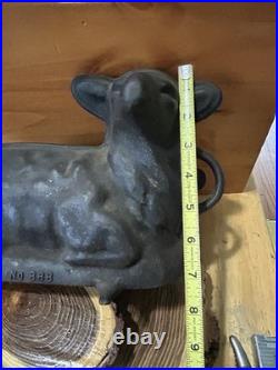 Vintage / Antique Griswold Cast Iron Lamb Cake Mold # 866 Very Nice