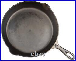 Vintage Arc Lodge Single-Notch Raised No 8 Cast Iron Skillet Restored Cond