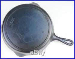 Vintage Arc logo Lodge No 9 Cast Iron Skillet Restored Condition