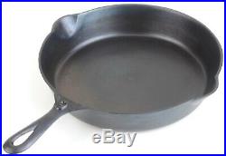 Vintage Arc logo Lodge No 9 Cast Iron Skillet Restored Condition