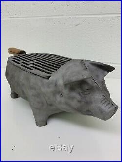 Vintage BBQ Pig Hog Grill Cast Iron Grilling Grate