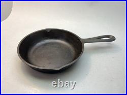 Vintage BSR Century Series Heat Ring Bottom 6 5/8 In. No. 3 Cast Iron Skillet