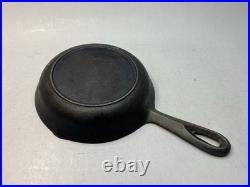 Vintage BSR Century Series Heat Ring Bottom 6 5/8 In. No. 3 Cast Iron Skillet