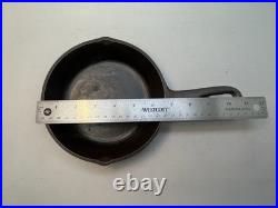 Vintage BSR Century Series Heat Ring Bottom 6 5/8 In. No. 3 Cast Iron Skillet
