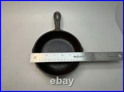 Vintage BSR Century Series Heat Ring Bottom 6 5/8 In. No. 3 Cast Iron Skillet
