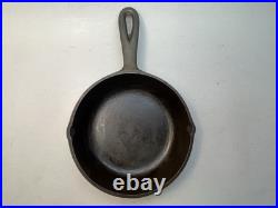 Vintage BSR Century Series Heat Ring Bottom 6 5/8 In. No. 3 Cast Iron Skillet