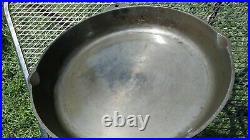 Vintage Birmingham BSR no. 12 cast iron skillet heat ring restored EXCELLENT