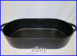 Vintage CAST IRON 3060 Deep Fish Fryer Chicken LARGE OVAL Restored MADE in USA