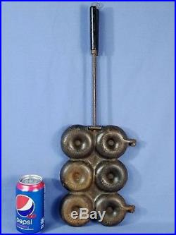 Vintage Cast Iron Doughnut/Donut Maker The Cloverleaf The Ace Co. St Louis MO