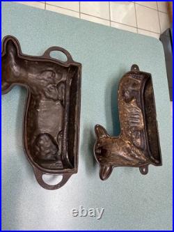 Vintage Cast Iron Lamb Sheep Cake pan mold unbranded used once