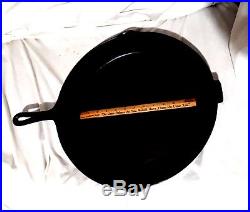 Vintage Cast Iron Large 14 Skillet Pan Diamond Logo CHF Not Griswold Sits Flat