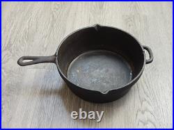 Vintage Cast Iron Notch Multi-Cooker Pot