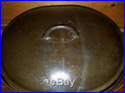 Vintage Cast Iron Oval Roaster Dutch Oven 1301 Unknown Wagner Griswold