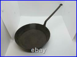 Vintage Cast Iron Pan stamped WHITFIELD Long Handle 6 1/2 bottom, 1 5/8 Deep