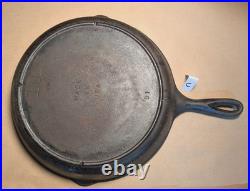 Vintage Cast Iron SK Skillet #10 D1 MADE IN USA