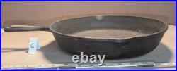 Vintage Cast Iron SK Skillet #10 D1 MADE IN USA