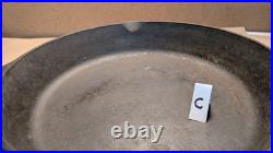 Vintage Cast Iron SK Skillet #10 D1 MADE IN USA