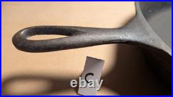 Vintage Cast Iron SK Skillet #10 D1 MADE IN USA